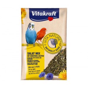 VITAKRAFT SALAT MIX karma uzupełniająca dla papugi falistej i kanarka 10g