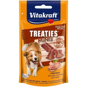 VITAKRAFT TREATIES MINIS przysmak z wątróbką dla psa 48g