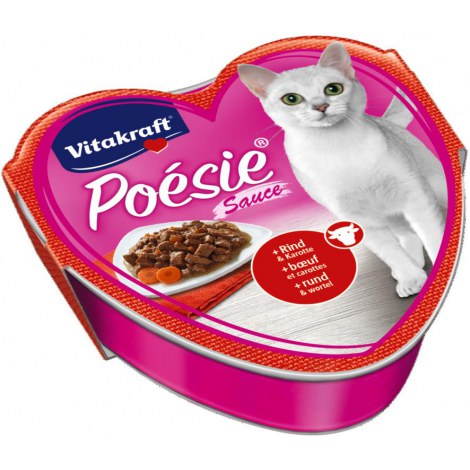VITAKRAFT POESIE SOS wołowina i marchewka szalka dla kota 85g