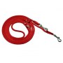 CHABA Smycz linka regulowana - 6mm x 130/220cm czerwona - 3
