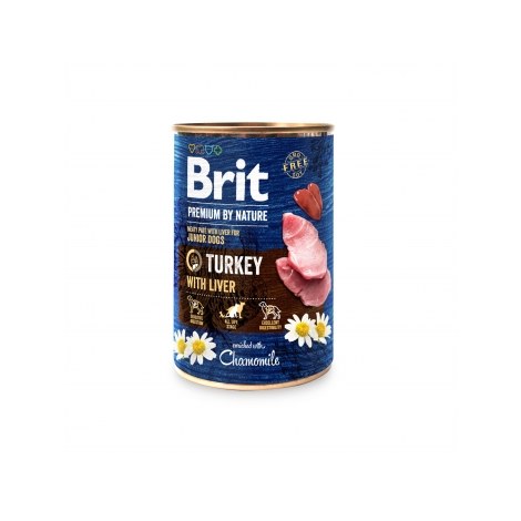 BRIT Premium By Nature Puszka Indyk z Wątróbką 800g