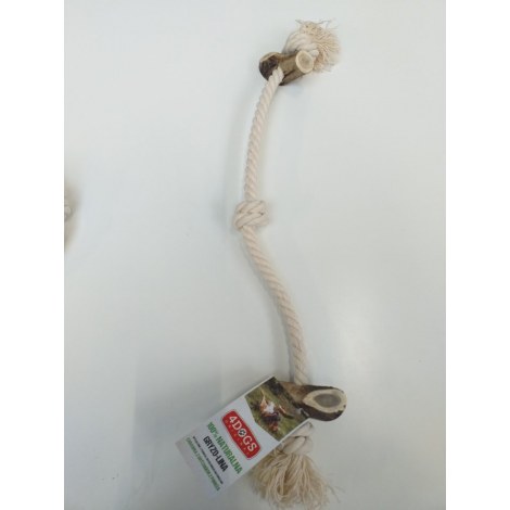 4DOGS Szarpak Gryzolina STRING DOUBLE XXL MIX 50cm - 2
