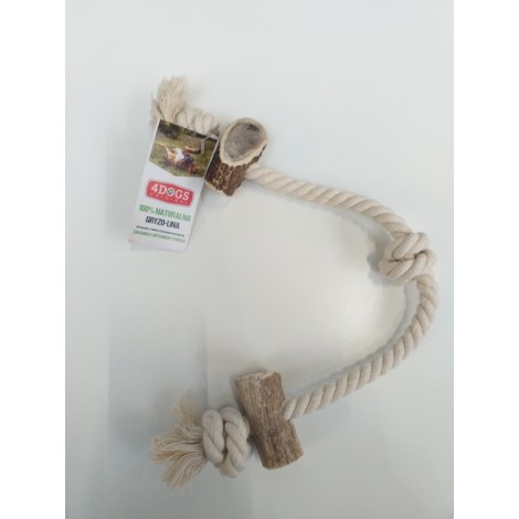4DOGS Szarpak Gryzolina STRING DOUBLE XXL MIX 50cm