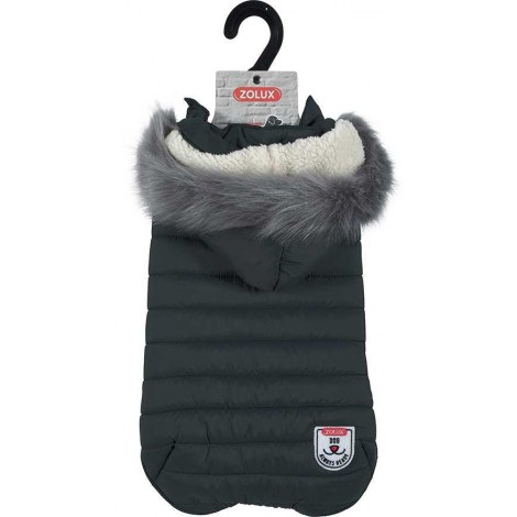 ZOLUX Nieprzemakalna kurtka puchowa z kapturem Urban S30 szary [411468GRI]