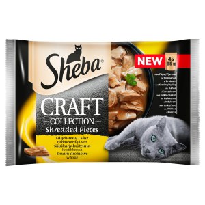 SHEBA Craft Collection Smaki Drob. 4x85g [381439]