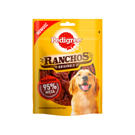 PEDIGREE Ranchos 95% Wołow 70g [393222]