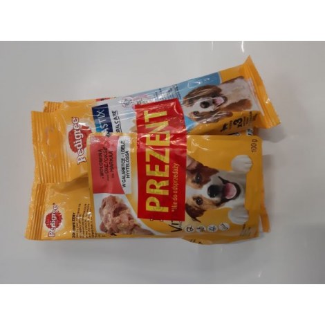 PEDIGREE Adult wołowina, drób 500g + Dentastix 77g i saszetka 100 g  GRATIS [181127] - 4