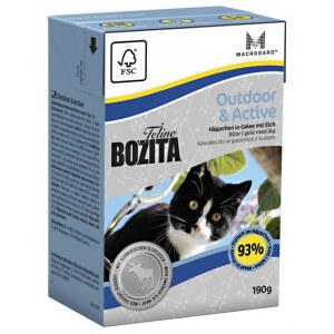 Bozita Cat Tetra Recart Feline Outdoor & Active 190g