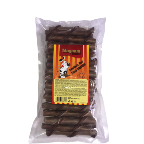 MAGNUM Rurka ze skóry wołowej, nadziewana, naturalna 40szt. 880g [16006]