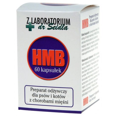Dr Seidel HMB preparat odżywczy dla psów i kotów 60 kapsułek - 2