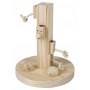 KERBL Zabawka edukacyjna dla gryzoni Feedtree, drewniana 25x25x30cm [81764] - 2