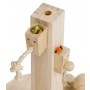 KERBL Zabawka edukacyjna dla gryzoni Feedtree, drewniana 25x25x30cm [81764] - 4