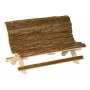 KERBL Ławka drewniana dla gryzoni z naturalnego drewna 30x15x18cm [82770] - 2